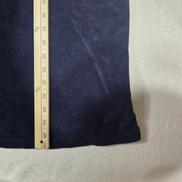 Gap Polo Dress Women S Tall Navy Blue Terry Cloth Sleeveless Mini Shift Swim - Picture 6 of 7